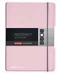 Herlitz Notizbuch A5 Kariert PP (Polypropylen) Rosa 1211532