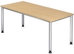 Hammerbacher H-Serie VHS H&ouml;henverstellbar Schreibtisch Rechteckig Ahorn 4