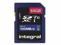 Integral SDXC Flash-Speicherkarte V10 64 GB