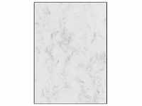 Sigel Designpapier DP371 DIN A4 90 g/m2 Grau marmoriert 100 Blatt