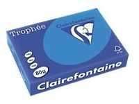 Clairefontaine Trophee DINA4 Farbiges Papier Blau 80 g/m2 500 Blatt