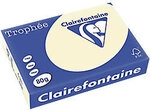 Clairefontaine Troph&eacute;e DIN A4 Farbiges Papier Elfenbein 80 g/m&sup2; 500 Blatt 3726783