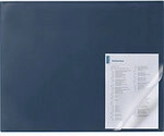DURABLE Schreibunterlage Spezial Kunststoff mit Abdeckung DunkelBlau 65 x 52 cm