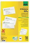Sigel Visitenkarten 225 g/m&sup2; Wei&szlig; 40 Blatt &agrave; 10 St&uuml;ck LP796