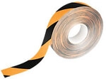 DURABLE Bodenmarkierungsband DURALINE Gelb, Schwarz 50 mm (B) x 30 m (L) PVC