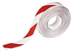 DURABLE Bodenmarkierungsband DURALINE Rot, Wei&szlig; 50 mm (B) x 30 m (L) PVC