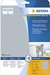 HERMA Typenschild-Etiketten 4593 Silber Rechteckig DIN A4 210 x 297 mm 10 Blatt &agrave; 1