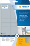 HERMA Typenschild-Etiketten 4592 Silber Rechteckig DIN A4 63,5 x 29,6 mm 10 Blatt &agrave;