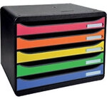 Exacompta Schubladenbox A4+ Mehrfarbig 35,5 x 27,1 x 27 cm 1517904