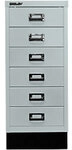 Bisley Schubladenschrank 6 Sch&uuml;be Hellgrau 279 x 380 x 670 mm 1016184
