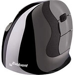 Evoluent VerticalMouse Kabellose Laser USB Maus Grau 1066713