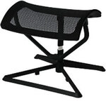 AMSTYLE H&ouml;henverstellbare Fu&szlig;st&uuml;tze 430 x 330 x 460 mm Schwarz 1274247