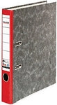 Falken Ordner Schmal DIN A4 50 mm Rot 2 Ringe S50 Pappkarton Wolkenmarmor...