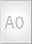 Maul MAULstandard Klapprahmen DIN A0 Aluminium Silber 1225494
