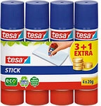 tesa Klebestift Stick 20 g Wei&szlig; 57088-00200-00 4 St&uuml;ck &agrave; 20 g 1099282