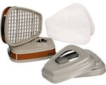 3M Filtersatz f&uuml;r Atemschutzmaske 6002-1 A2P2 Grau 1244298