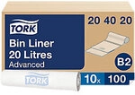 Tork M&uuml;lls&auml;cke 20 L Wei&szlig; PP (Polyproplylen) 1000 St&uuml;ck 1099352