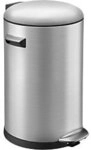 EKO Edelstahl Treteimer 20 L 33,8 (B) x 37,9 (T) x 48,5 (H) cm Silber 1202154