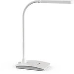 Maul MAULpearly Schreibtischlampe LED (abnehmbar) Wei&szlig; Steckdose 106 x 265 x 375 mm