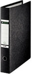 Leitz 180&deg; Ordner Breit DIN A3 80 mm Schwarz 2 Ringe 1072 Hartpappe Wolkenmarmor