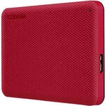 Toshiba 2 TB Externe Festplatte HDD Canvio Advance USB 3.2 (Gen 1) Rot 1165024