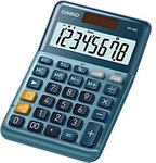 Casio MS-80E Tischrechner 8-stelliger LCD-Monitor Blau 1151409