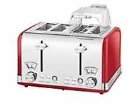 PROFICOOK Toaster Rot Metall 1630 W PC-TA 1194