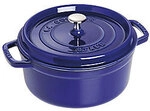 Staub La Cocotte 26cm rund dunkelblau, Gusseisen 1124874