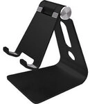helit Handy Halterung The Lite Stand Aluminium Schwarz 7,4 x 8,3 x 10 cm 1021543