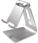 helit Handy Halterung The Lite Stand Aluminium Silber 7,4 x 8,3 x 10 cm 1021544