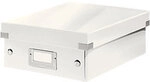 Leitz Click & Store WOW Kleine Aufbewahrungsbox Hartpappe Wei&szlig; 220 x 282 x 1000 mm