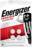 Energizer Knopfzellen LR44 1,5 V Alkali 4 St&uuml;ck 1001618