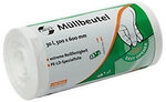 DEISS First Plus Leichte Belastung M&uuml;lls&auml;cke 30 L Wei&szlig; PE (Polyethylen) 12 Mikron