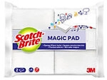 Scotch-Brite Magic Pad Fleckenradierer 11 x 2,7 x 15,1 cm Wei&szlig; 2er-Pack 1269519