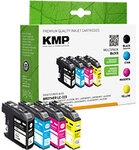KMP LC-223VALBP Kompatibel Brother Tintenpatrone Schwarz, Cyan, Magenta, Gelb 1126835