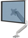 Fellowes 8056401 Platinum Series Monitorarm mit Gasfeder 2 USB-Anschl&uuml;sse Silber