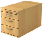 Hammerbacher Rollcontainer TC30 BM Holz Braun 42,8 x 80 x 51,2 cm 5088694