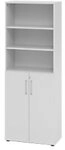Hammerbacher Spanplatte Schrank 5 Fachb&ouml;den Grau 1148578