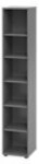 Hammerbacher Spanplatte Regal 5 Fachb&ouml;den Graphit 1148608