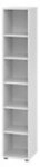 Hammerbacher Spanplatte Regal 5 Fachb&ouml;den Grau 1148609