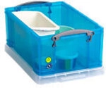 Really Useful Box Kunststoff Archivbox 9 L Blau 25,5 x 39,5 x 15,5 cm 5514480