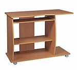 WOHNLING Computer-Schreibtisch WL1.331 Buche 90 x 71 x 50 cm 1273121