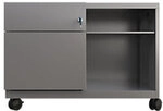 Bisley Rollcontainer Caddy Schublade rechts Silber 800 x 490 x 563 mm 1011880