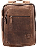 PRIDE AND SOUL Laptop-Rucksack JESTER 15.6 " Leder Braun 31 x 13,5 x 40 cm 1031418
