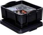 Really Useful Box Kunststoff Aufbewahrungsbox 18 L Schwarz 39 x 48 x 20 cm 1101979