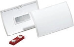 DURABLE Click-Fold Namensschilder Magnet 7,5 x 4 cm Kunststoff 10 St&uuml;ck D8212