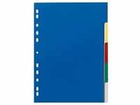 DURABLE Blanko Register DIN A4 Farbig Sortiert Mehrfarbig 5-teilig PP (Polypropylen)