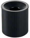 helit B&uuml;roklammernspender Linear Kunststoff Schwarz 7,2 x 7,2 x 7,3 cm H63908-SZ