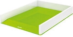 Leitz WOW Briefablage PS (Polystyrol) Stapelbar DIN A4 Gr&uuml;n, Wei&szlig; 1035842