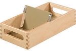 HAN Naturholzkarteikasten DIN A7 900 Karten Buche 12,6 x 25 x 5,4 cm H5070